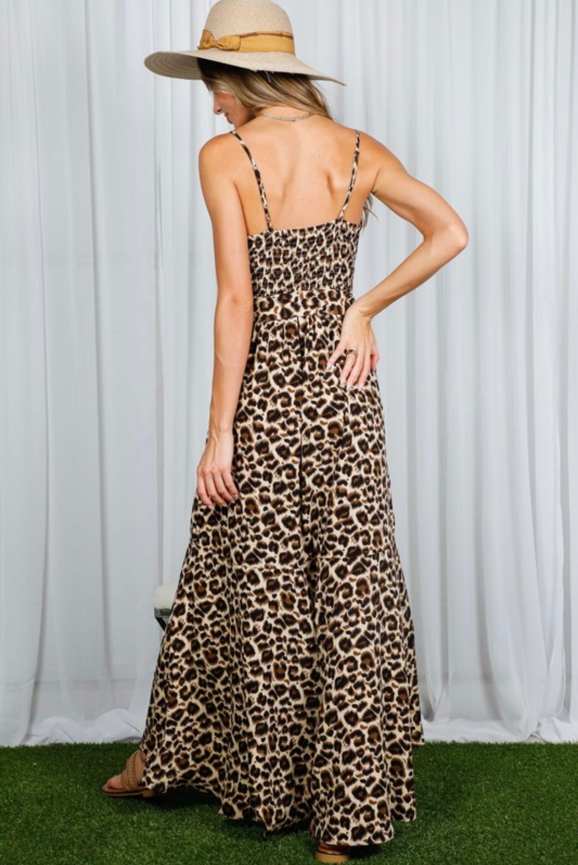 Lorena Animal Print Maxi Dress