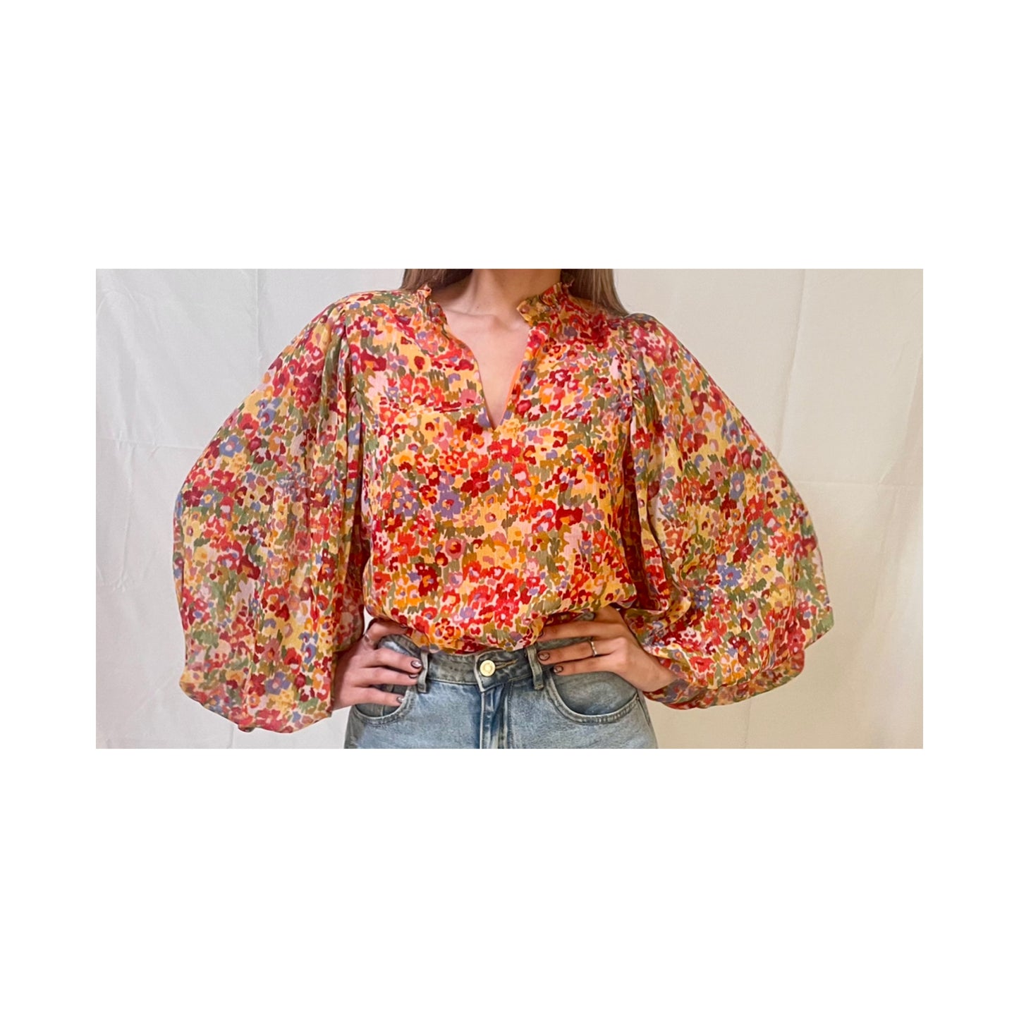 Mimosa Floral Blouse