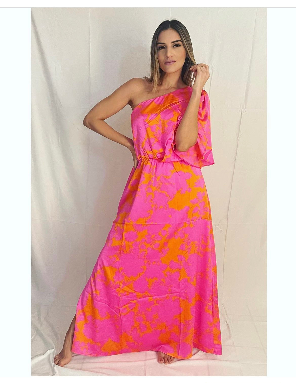 Dress-Lava Flow Satin